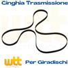 Wtt Elettronica CINGHIA DI TRASMISSIONE PER PIATTO GIRADISCHI DUAL CS1257