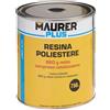MAURER PLUS VETRORESINA LIQUIDA ML.750 860G NETTO CON CATALIZZATORE FI82219
