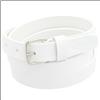 Cintura Donna vera Pelle Bianca Cinta Uomo in Cuoio Sportiva Casual di da 2,5 cm