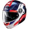 X-Lite XLITE X-1004 ULTRA CHARISMA CARBON TINTO BLUE GLOSSY WHITE CHIN GUARD S