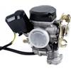 Maxtuned MS24 Express - Carburatore per 50 - 80 cm, tipo motore QMB139 / QMA139, completo (incl. valvola a farfalla elettronica) Baumarkt, Chinaroller, 4-Takter, Baotian, BT49QT, Rocky, Benzhou, City Star, Formular 2000, 3000, One, Retro YY50QT, Buffalo …