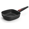 Woll Titanium Nowo 1620 IL Padella in ghisa per induzione, 20 x 20 cm