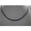 EXPLOIT ARGENTI COLLANA TENNIS DONNA ACCIAIO ZIRCONI TONDI MM 3 CM 45-50 STAINLESS STEEL EXPLOIT