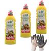 Lif Concime Liquido Sangue di bue LIF per piante da fiore e frutta 3 x 1 Lt + Guanti