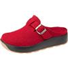 Berkemann Selena, Pantofole Donna, Rosso Scuro, 37 EU