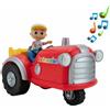 BanDai CoComelon Trattore Musicale Che Riproduce Canzone E Suoni + Personaggio Di JJ