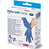 Peha-soft Nitrile fino - Guanti non sterili, senza polvere, taglia M, 10 pezzi, Blanco