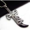 Keoss.com Collana con pendente Ciondolo STEEL KNIFE UOMO Moda Idea Regalo con 3 anelli