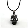 Keoss.com Collana Uomo Pendente TESCHIO Cranioi Strass Nero Keoss