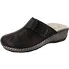 RIPOSELLA W06489 NERO BLU TORTORA PANTOFOLE INVERNALI DONNA PLANTARE ESTRAIBILE