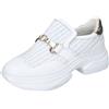 STOKTON scarpe donna STOKTON sneakers bianco pelle EY920