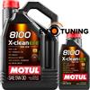 Motul 6 Lt Olio Motore Motul 8100 XClean 5W30 EFE C2 C3 Sintetico FIAT 9.55535 S1/S3