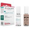 PODERM - 2 PRODOTTI - MICOSI DELLE UNGHIE TRATTAMENTO 2 in 1 | SPECIALE UOMO SMALTO TEA TREE COLOR NUDE, MAT NON LUCIDO | BIO | Trattamento professionale mani/piedi | Facile e rapido | Swiss Made