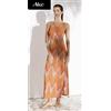 Akè ABITO lungo donna AKE' articolo START in maglina con Lurex- SALDI-SALE-30%