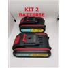 PS STORE Kit 2 Batteria Per Cesoia Forbice Potare Giardinaggio Litio 21V Lavori Bricolage