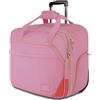 MATEIN Borsa per laptop da 17 pollici con ruote, leggera borsa da pilota da uomo borsa per laptop da donna trolley per computer da viaggio d'affari borsa da cabina su ruote valigia per aereo, viaggio,