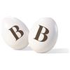 Subitodisponibile CONFETTI MAXTRIS Ciocomandorla con STAMPA Lettera B 200 gr colore Bianco 0AHW