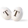 Subitodisponibile CONFETTI MAXTRIS Ciocomandorla con STAMPA Lettera T 200 gr colore Bianco 0AHW