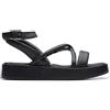 Clarks Alda Cross, Sandali Donna, Pelle Sabbia, 41 EU