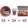 PROCOS KIT COORDINATO PER TAVOLA 68 pezzi CARS SAETTA MCQUEEN PER FESTA DI COMPLEANNO