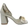 Gattinoni Donna PENOL1462WCA802 Sandali Con Tacco Olympia Off White