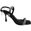 Laura Biagiotti donna 8550 Sandali da cerimonia Nero Argento