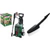 Bosch Home and Garden 06008A7C00 Universalaquatak Idropulitrice, 1900 W, 135 Bar, Verde44.6X37.5X36.5 Cm, 1 Pezzo & Spazzolone Per Gamma Aqt