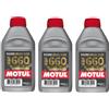 MOTUL 3 x500ml Olio Freni Motul RBF 660 Racing Fluido DOT 4 Auto e Moto 100% Sintetico