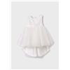 Abel and Lula 012 ABITO ABEL E LULA BAMBINA VESTITO TULLE LUCIDO NEONATA CERIMONIA 05012 KID