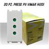Vimar Presa elettrica 10A attacco piccolo modulo vimar 14201 originale box 20pz