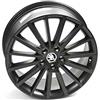 Skoda 5E0071498ZG6 - Cerchio in alluminio Torini, 18 pollici, 7,5JX18 ET51 5 x 112, cerchi in lega leggera, colore: Nero opaco