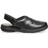 Abeba 7631 - 35 easy Scarpa pettine, Nero, 7631-38