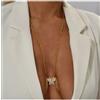 Collana lunga per seno gioiello bikini oro pietra dura Breast Chain 62034