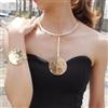 Parure set bracciale collana collier rigido oro silver boho bohemian V029