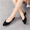 Mocassini Scarpe Ballerine Donna Cinturino Nero Camoscio Pelle Sintetica 34654