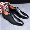 Mocassini Brogue Oxford Polacchine Nero Lacci Lucido Pelle Sintetica 101192
