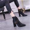Stivali Scarpe Stivaletti Tronchetto Pelle Sintetica Nero Oro Comode 9 cm 86794
