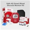 Sinocare Glucosio Nel Sangue con Strisce Reattive e Lancette Misuratore Glicemia