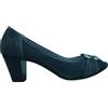 Nero Giardini Scarpe Nero Giardini Decoltè Spuntato P000490 In Camoscio delavato Blu