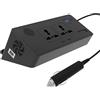 Hongu Multipresa caricabatterie da auto accendisigari USB wireless stazione ricarica