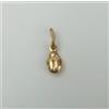 Produzione Orafa Aretina CIONDOLO PENDENTE ORO GIALLO 18K 750 COCCINELLA SCULTURA 3D COLLANA UOMO DONNA
