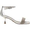 Albano vanity AV6728-ARGENTO sandalo donna PE24