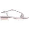 Albano vanity AV6733-ARGENTO sandalo gioiello basso donna PE24