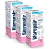Biorepair, Collutorio Liquido ad Alta Densità, Protezione Gengive, con Acido Ialuronico e Zinco Antibatterico Aiuta a Combattere la Paradontite, 500ml - 3 Confezioni, Senza Fluoro