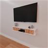 LBSIGN Mobile TV Sospeso 120x20x18 cm 2 Ante E Vano A Giorno Delta Vari Colori