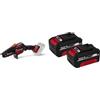 Einhell motosega a batterie GE-PS 18/15 Li BL-Solo Power X-Change & Originale PXC Twin Pack 4,0 Ah Batterie, 18 V, Per tutti i dispositivi Power X-Change