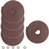 HIMRY 25M Protezione Bordi L-Forma Protezioni Antispigolo in Schiuma Sicurezza dei Vostri Bambini, Striscia Paraspigolo Spigolo, Extra Spesso Bordi Protezione, 5x5m, Marrone KXD7000 Brown