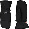 CMP - Muffole da sci Taslan da donna, Nero, 7.5