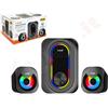 Linq Casse Bluetooth Rgb 2.1 KTS669 Altoparlante per computer con subwoofer 2.1