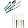 EME POSATERIE srl Servizio di Posate da Tavola Completo Fast Bianco Eme 24 Pezzi